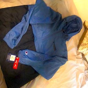 Champion stadium gear water and wind resistant jacket